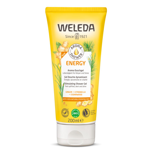 Weleda Aroma Shower Energy 200ml - Gel Douche Dynamisant sur