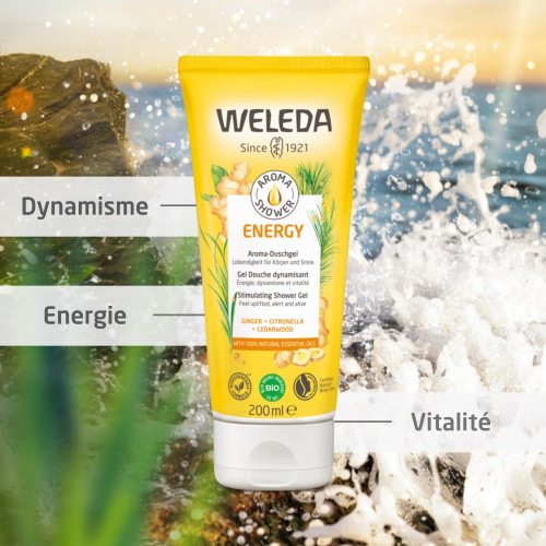 Weleda Aroma Shower Energy 200ml - Gel Douche Dynamisant sur