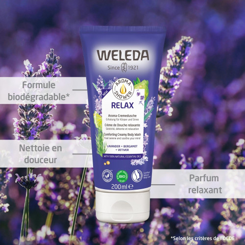 Weleda Aroma Shower Relax 200ml - Douche Sérénité Naturelle