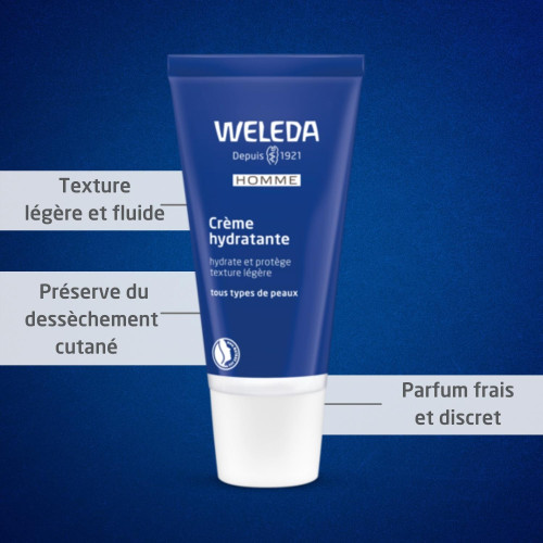 Weleda Homme Crème Hydratante 30ml - Protège et Adoucit