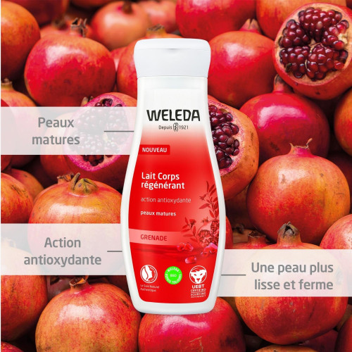 Weleda Lait Corps Régénérant Grenade 200ml - Anti-âge et Fermeté