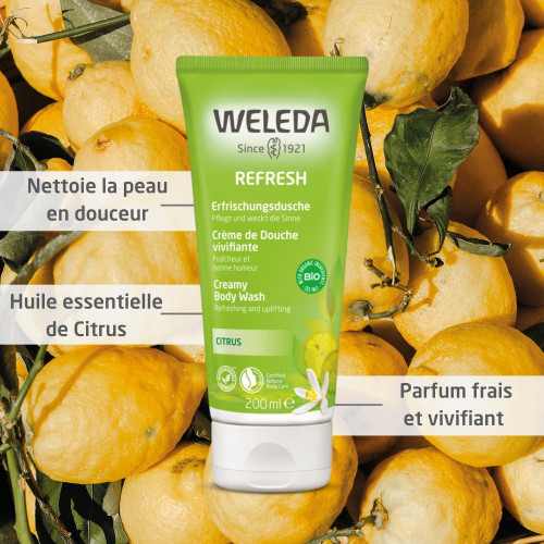 Weleda Crème Douche Citrus 200ml - Douceur et Hydratation