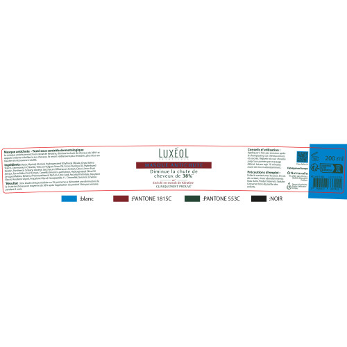 Luxeol Masque Antichute 200ml - Renforce et Vitalise Cheveux