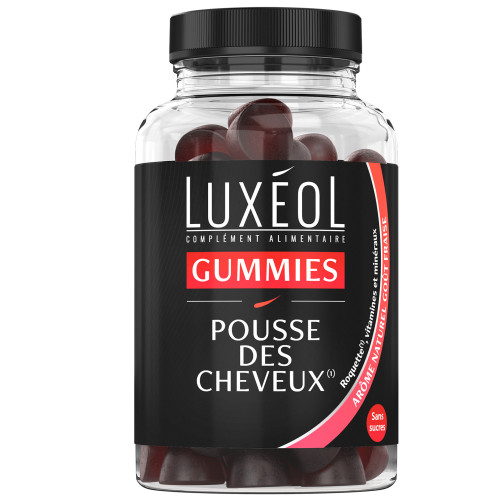 Luxéol Gummies Pousse Cheveux 60 pièces - Stimule Croissance,