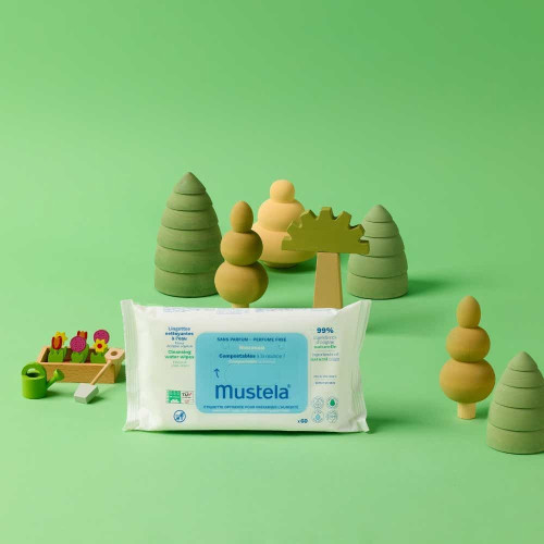 Lingettes Nettoyantes Compostables Sans Parfum 60 Lingettes
