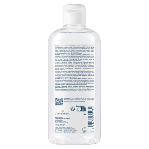 Ducray Sensinol Shampooing 400ml Apaise Cuirs Chevelus Sensibles