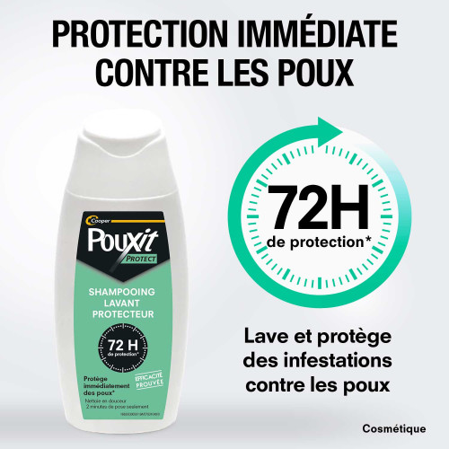 COOPER Pouxit Protect Shampooing 200 ml Protection Anti-Poux 72H