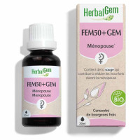 HERBALGEM Bio Fem50+Gem 30ml - Soutien Ménopause