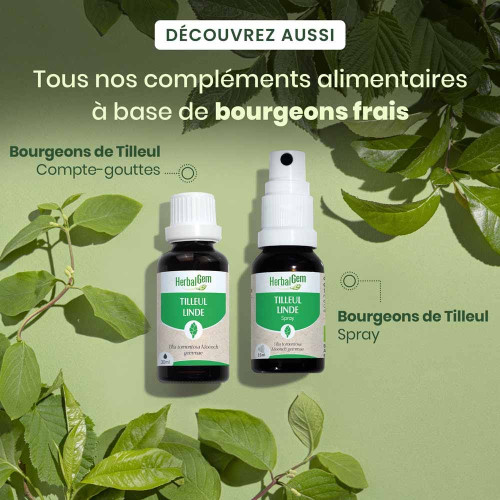 HERBALGEM Bio Tilleul 30ml - Sommeil sain et prolongé