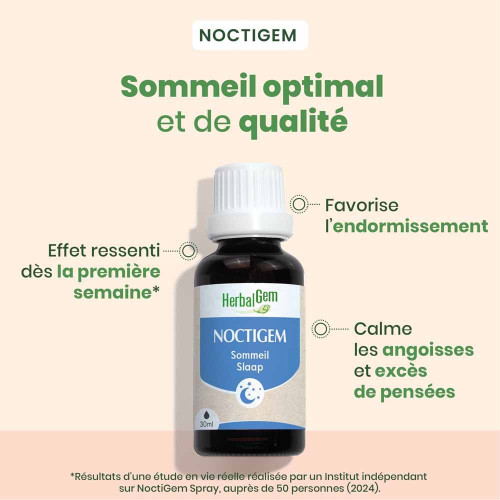 HERBALGEM Bio Noctigem 30ml - Sommeil Confortable