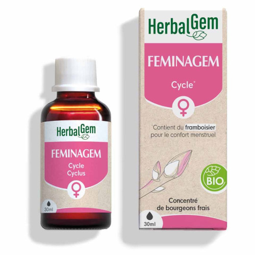 HerbalGem Feminagem Cycle Bio 30 ml Confort Menstruel Naturel