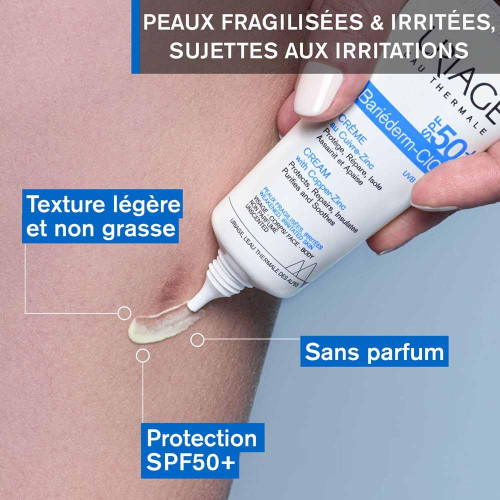 Uriage Bariéderm Cica-Crème SPF50+ 40ml - Protection Efficaces