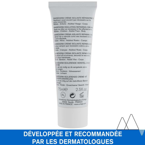 Uriage Bariéderm Crème 75ml - Protection et Réparation Epiderme