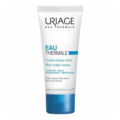 Uriage Crème d'Eau Riche 40ml - Hydratation Intense Peaux Sèches