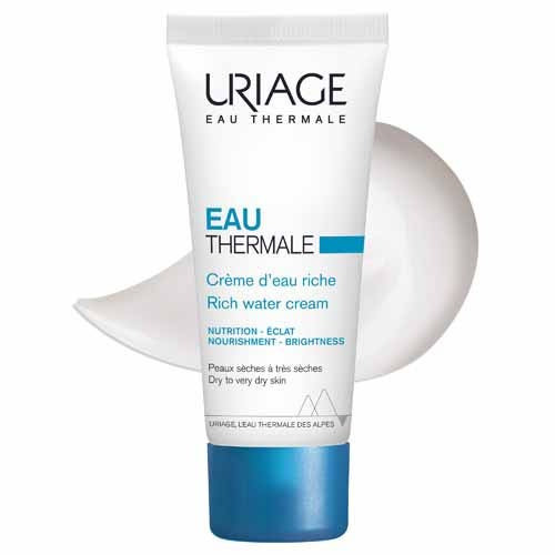 Uriage Crème d'Eau Riche 40ml - Hydratation Intense Peaux Sèches