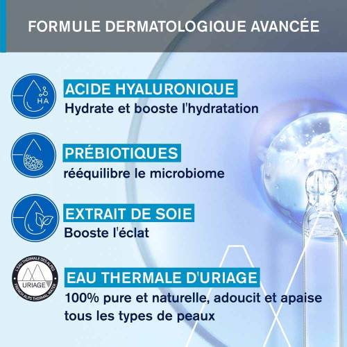 URIAGE Essence Eau d'Éclat 100ml - Hydratation 24h, Éclat Peau