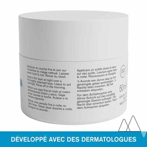 Uriage Masque Eau Nuit 50ml - Hydratation Intense, Peau Rayonnante