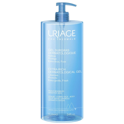 Uriage Gel Nettoyant Surgras 1000ml - Doux et Hydratant