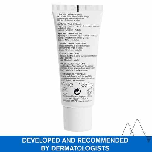 Uriage Xémose Crème Visage 40ml - Nourrit et Protège Peaux Sèches