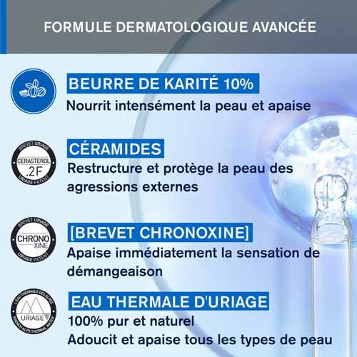 Uriage Xémose Crème Visage 40ml - Nourrit et Protège Peaux Sèches