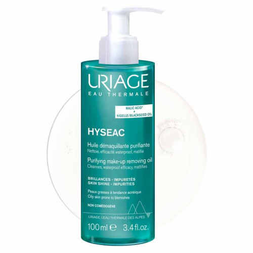 Uriage Hyséac Huile Purifiante 100ml - Nettoie et Révèle Éclat Peau
