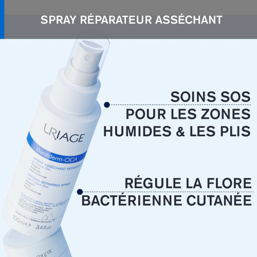 Uriage Bariéderm Cica-Spray 100ml - Réparateur Asséchant