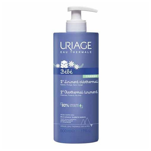 Uriage 1er Liniment Oléothermal 500ml - Soin Bébé Apaisant