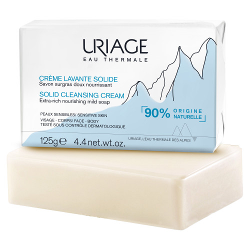 Uriage Crème Lavante Solide 125g - Soin Doux Hydratant