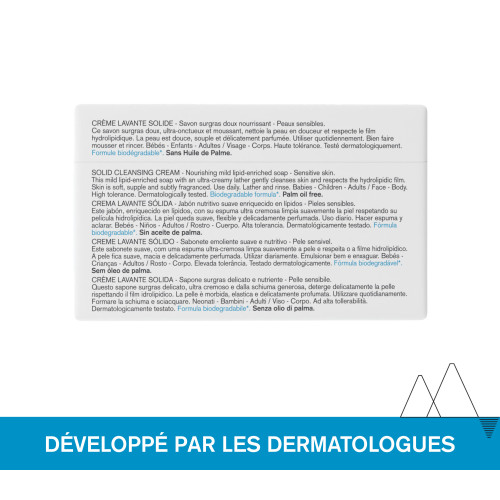 Uriage Crème Lavante Solide 125g - Soin Doux Hydratant