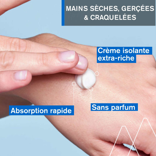 Uriage Bariéderm 50ml - Soin Mains Abîmées - Nourrit et Protège
