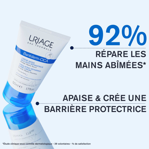 Uriage Bariéderm 50ml - Soin Mains Abîmées - Nourrit et Protège