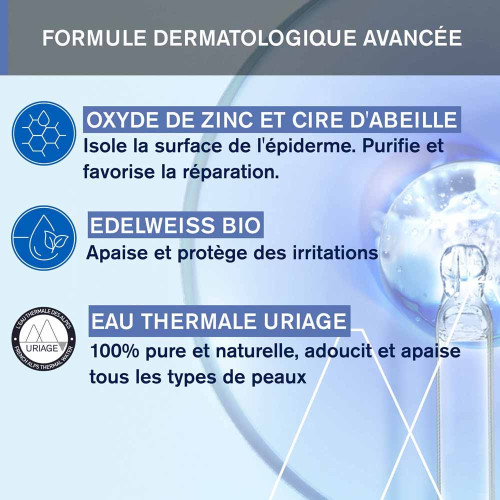 Uriage Bébé 1er Change Edelweiss 100ml - Apaisant, Réparateur