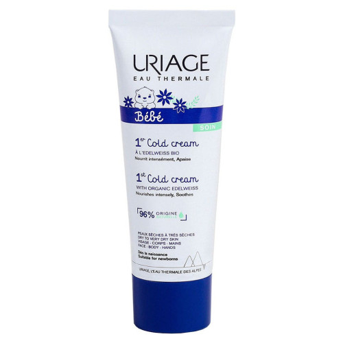 Uriage Bébé 1er Cold Cream 75ml - Apaise et Nourrit Intensément
