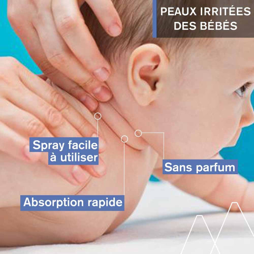 Uriage Bébé Spray Asséchant Réparateur 100ml - Apaise la Peau