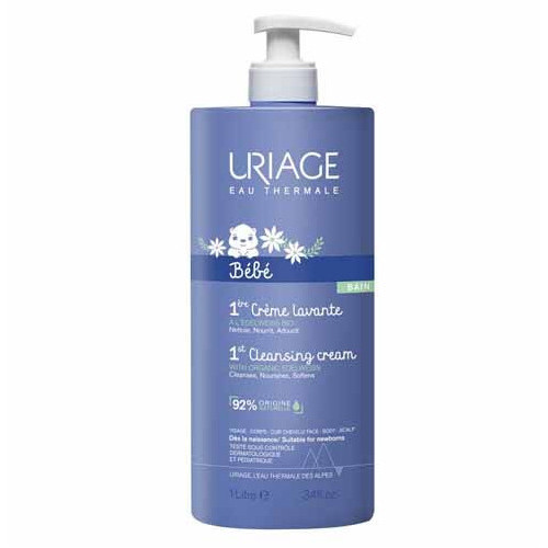 Uriage Bébé 1ère Crème Lavante 1L - Douceur et Hydratation