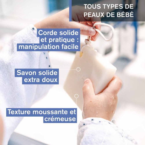 Uriage Bébé Crème Lavante Solide 100g - Douceur et Hydratation