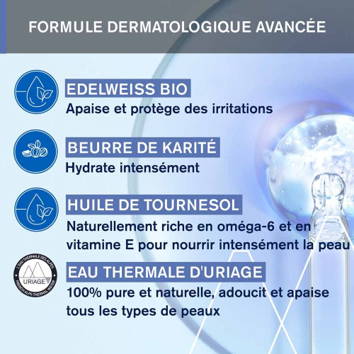Uriage Bébé Crème Lavante Solide 100g - Douceur et Hydratation