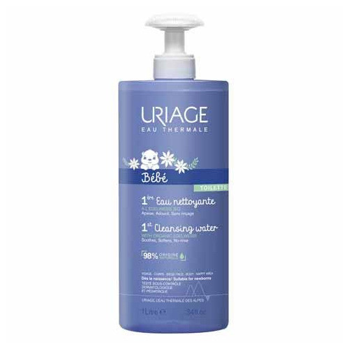 Uriage Bébé 1ère Eau Nettoyante 1000mL - Douceur et Protection