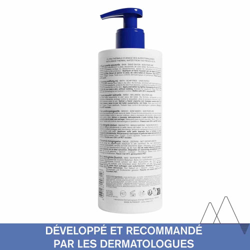 Uriage Bébé 1ère Huile Lavante Apaisante 500ml - Nettoie et Protège