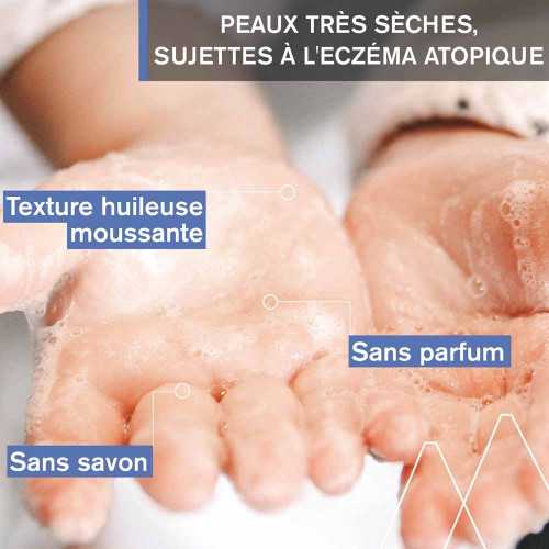 Uriage Bébé 1ère Huile Lavante Apaisante 500ml - Nettoie et Protège