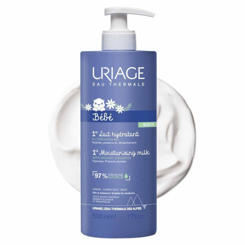 Uriage Bébé Lait Hydratant 500ml - Hydratation Intense