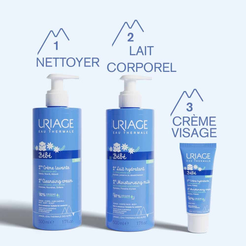 Uriage Bébé Lait Hydratant 500ml - Hydratation Intense