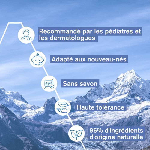 Uriage Bébé Huile Lavante 500ml - Douceur et Protection Peau Délicate