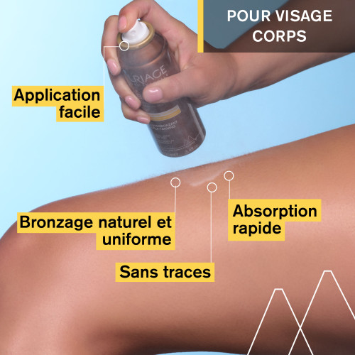 Uriage Bariésun Brume Autobronzante 100ml - Protection UV