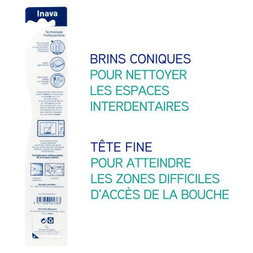 INAVA Brosse à Dents Sensibilité - Douceur et Hygiène Bucco-Dentaire