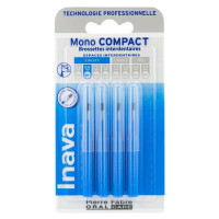 INAVA Mono Compact 0.8mm ISO1 - 4 Brossettes pour Plaque Dentaire