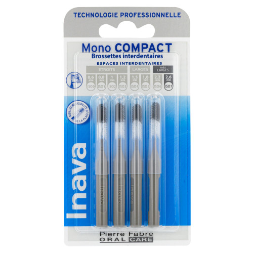 INAVA Mono Compact ISO7 Brossettes Interdentaires 4pcs