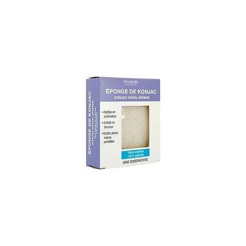 Jonzac Eponge Konjac 1 unité - Nettoyage Doux et Eclat Peau