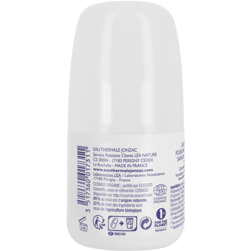 Jonzac Déo Soin Hypoallergénique 50ml - Neutralise Odeurs 24h