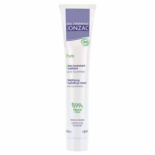 Jonzac Pure Crème Purifiante Matifiante 50ml - Peau Matifiée Hydratée